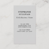 Carte De Visite Unique (Dos)