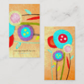 Carte de visite unique (Devant / Derrière)