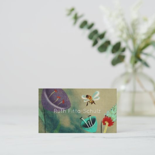 Carte de visite unique (Debout devant)