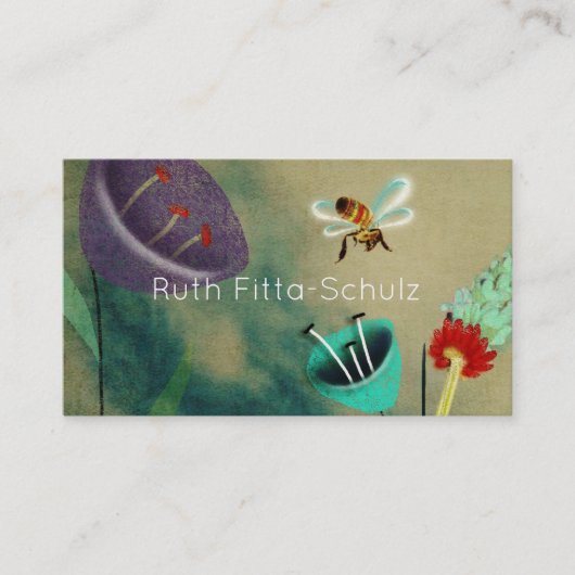 Carte de visite unique (Devant)