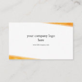 Carte de visite unique (Dos)