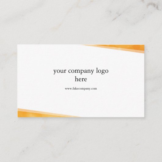 Carte de visite unique (Dos)