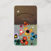 Carte de visite unique (Devant)