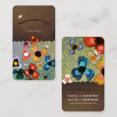 Carte de visite unique (Devant / Derrière)