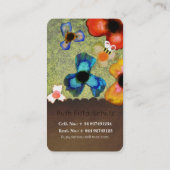 Carte de visite unique (Dos)