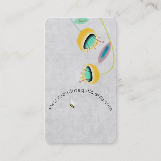 Carte de visite unique (Devant)