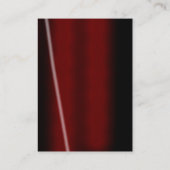 Carte de visite unique chic noir chic tendance (Dos)