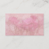 Carte De Visite Unique Classic Fleurs Vintages Monogramme (Dos)