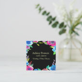 Carte de visite unique de Carré coloré (Debout devant)