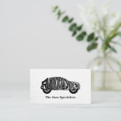 Carte de visite unique de l'industrie automobile n (Debout devant)