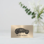 Carte de visite unique de l'industrie automobile n (Debout devant)