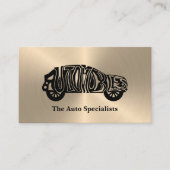 Carte de visite unique de l'industrie automobile n (Devant)