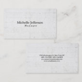 Carte De Visite Unique design élégant (Devant / Derrière)