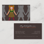 Carte de visite unique d'illustrateur (Devant / Derrière)