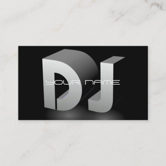 Carte de visite unique du DJ (Devant)