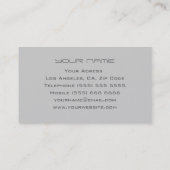 Carte de visite unique du DJ (Dos)