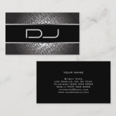Carte de visite unique du DJ (Devant / Derrière)