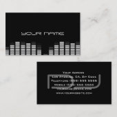 Carte de visite unique du DJ (Devant / Derrière)