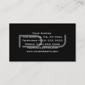 Carte de visite unique du DJ (Dos)