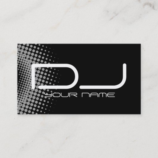 Carte de visite unique du DJ (Devant)