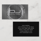 Carte de visite unique du DJ (Devant / Derrière)