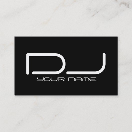 Carte de visite unique du DJ (Devant)