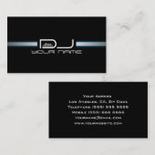 Carte de visite unique du DJ (Devant / Derrière)