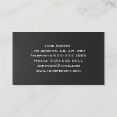 Carte de visite unique du DJ (Dos)