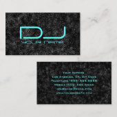 Carte de visite unique du DJ (Devant / Derrière)