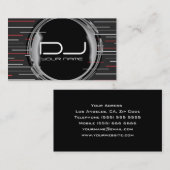 Carte de visite unique du DJ (Devant / Derrière)