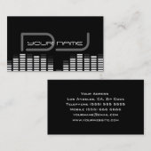 Carte de visite unique du DJ (Devant / Derrière)