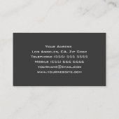 Carte de visite unique du DJ (Dos)