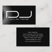 Carte de visite unique du DJ (Devant / Derrière)