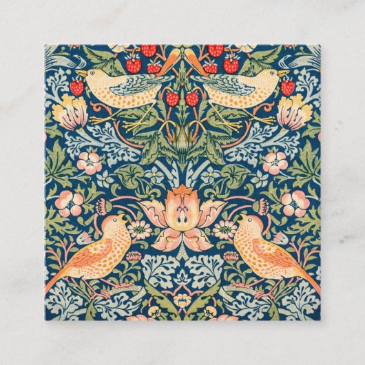 Carte de visite unique, élégant, floral (Devant)