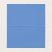 Carte De Visite Unique en bleu gris clair (Intérieur déplié)