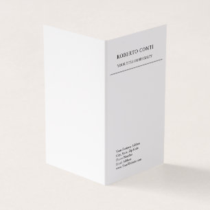 Carte De Visite Unique minimaliste moderne