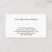 Carte De Visite Unique Modern Blue Pixel QR Code Tech Business (Dos)