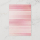 Carte De Visite Unique monogramme simple rose tendance (Dos)