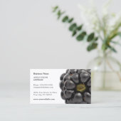 Carte De Visite Unique nutritionniste moderne de fruits noirs (Debout devant)