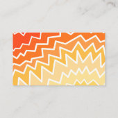 Carte De Visite Unique Pattern (Dos)