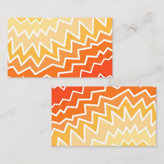 Carte De Visite Unique Pattern (Devant / Derrière)