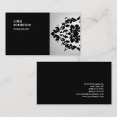 Carte De Visite Unique Spécial Floral Damask tendance (Devant / Derrière)