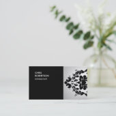 Carte De Visite Unique Spécial Floral Damask tendance (Debout devant)