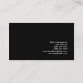 Carte De Visite Unique Spécial Floral Damask tendance (Dos)