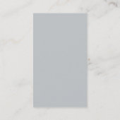 Carte de visite unique verticale noir blanc tendan (Dos)