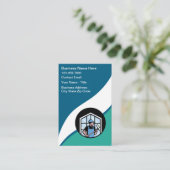 Carte De Visite Unique Window Washing And Cleaning Service (Debout devant)