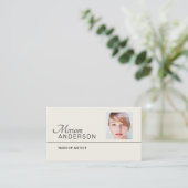 CARTE DE VISITE UNISEX (PHOTO) - (Debout devant)