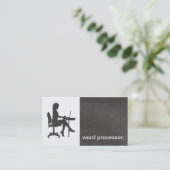 Carte De Visite Unité de traitement de texte juridique de (Debout devant)