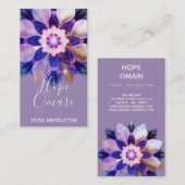 Carte De Visite Unity Mandala (Devant / Derrière)