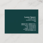 Carte De Visite Univers optique de fibre (Dos)